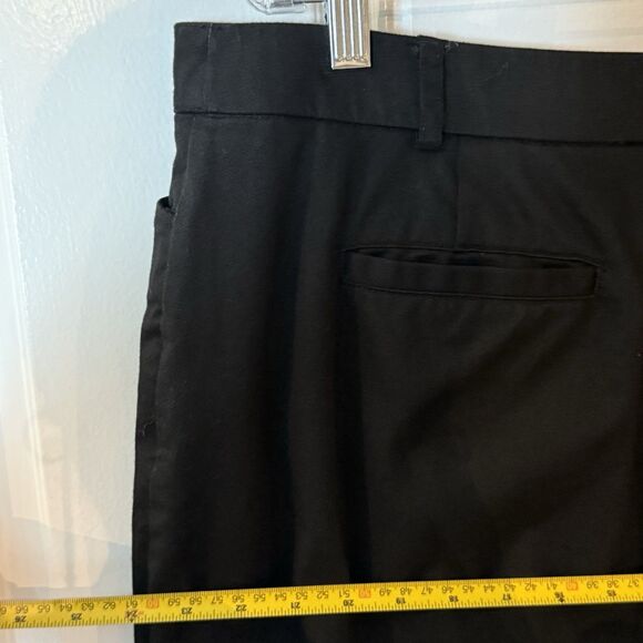 SAG HARBOR STRETCH Dress Career Pants Black Stretch woman's 16P Short - Picture 15 of 16